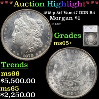 ***Auction Highlight*** 1878-p 8tf Morgan Dollar V