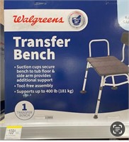 New Transfer Bench over $100 @ store