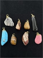 Natural Semi-Precious Stone Pendants DIY