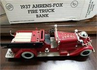 1937 Ahrens-Fox Pumper Texas Fire Truck Bank