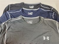 (3) Under Armor Fitted T-Shirts New W/O Tags L2