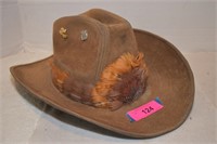 The Duke Collection Hat w/Pheasant Feathers & Pins