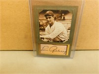 D. Gordon Lou Gehrig Card