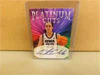 Platinum Cuts Caitlin Clark Card