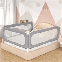 MagicFox Bed Rails for Toddlers, Extra Tall Height