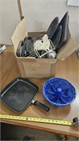 Pots pans misc kitchen supplies
