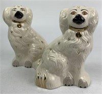 Pair of Royal Doulton Staffordshire Dog Figurines