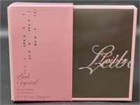 Limited Edition Leiber Pink Crystal Perfume in Box