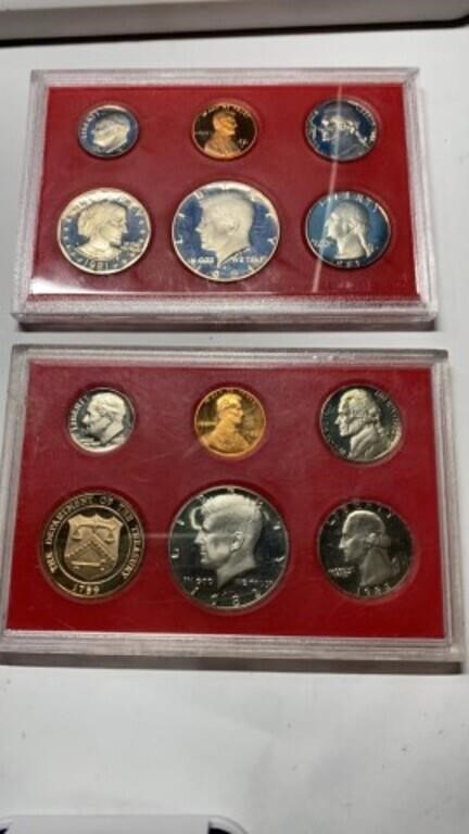 1981 & 1982 US Mint Proof Sets