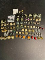 Variety of Clip on Earrings and Regular Earrings