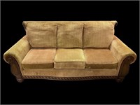 Ashley Furniture Rolled Arm & Back Sofa