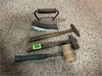 Hammers, Mallet, Old Iron