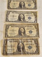 1-1935-E, 3-1935-F ONE DOLLAR SILVER CERTIFICATES