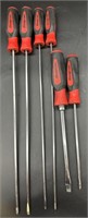 SnapOn 6 Pc Phillips & Flathead Screw Driver Set