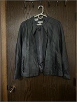 CHRISTOPHER BANKS JACKET, SIZE LARGE,