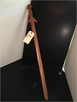 VINTAGE TAI CHI WOOD SWORD