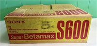 Sony Super Betamax Video Cassette Recorder -