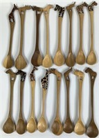 Assorted African Animal Wooden Spoons #2