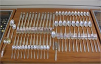 Lunt Spring Serenade Sterling Silver Flatware 74 P