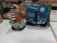 Fiber Optic Light House. 13x9x7. Lighthouse