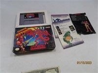 Super Nintendo SUPER METROID Boxed Video Game