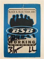 Backstreet Boys Black & Blue Tour 2001 Backstage P