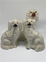 19C Staffordshire Yorkshire Dog Figures.