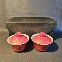 Porcelain Rice/Soup Bowls in storage box