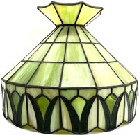 Large Tiffany Style Stained Glass Shade