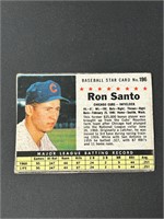 1961 Post Cereal Ron Santo #196