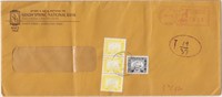 Hong Kong Stamps Cover  #J22A & J22C (x3) on 1985