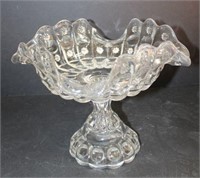 Press Molded Glass Bowl on