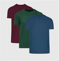 3 PACK GEMINI COTTON T-SHIRTS ASSORTED COLORS, S