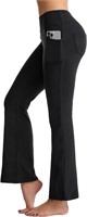 XL - CAMBIVO Flare Yoga Pants for Women High Waist