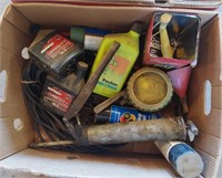 box with tools foil and miscellaneous