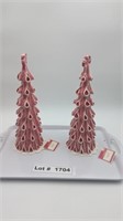 PEPPERMINT RIBBON CANDY CHRISTMAS TREES