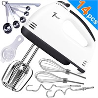 M129  GAZILY Electric Hand Mixer 7 Speed 6 Acces