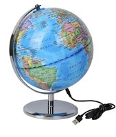 5 in1 Illuminated World Globe for Kids & Adults