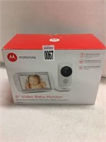 MOTOROLA 5'' VIDEO BABY MONITOR USED