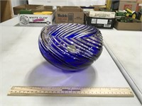 Mikasa Cobalt Crystal 8 Inch Bowl