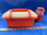 Vtg Tupperware Pack-n-Carry Lunch Box Set