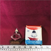 Sailboat Bottle / Can Opener & Box (Vintage)