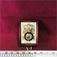 Hummel Wall Kitchen Clock With Key (Vintage)