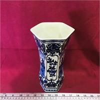 Boch Holland Delfts Pottery Vase (Vintage)