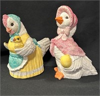 The Easter Bunny Family Mother Goose & Hen/Chick