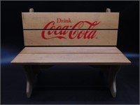 COCA-COLA SMALL WOODEN BENCH