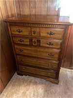 Wooden dresser 36” wide 46 1/2” tall