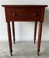 Vintage Solid Cherry Night Stand W/ Single Drawer