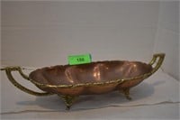 Vintage Copper & Brass Fruit Bowl
