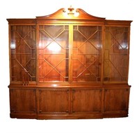 Chippendale Style Mahogany China Cabinet